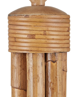 Samsara Six Light Chandelier in Natural/Saddle Tan