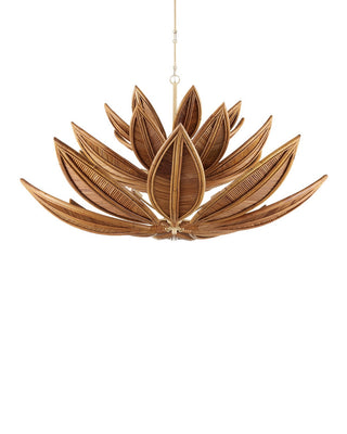 Cubana 12 Light Chandelier in Natural/Coco Cream
