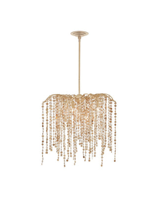 Kealia Seven Light Chandelier in Natural/Coco Cream