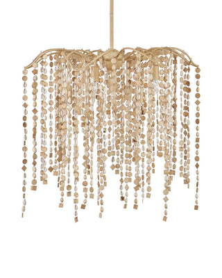 Kealia Seven Light Chandelier in Natural/Coco Cream