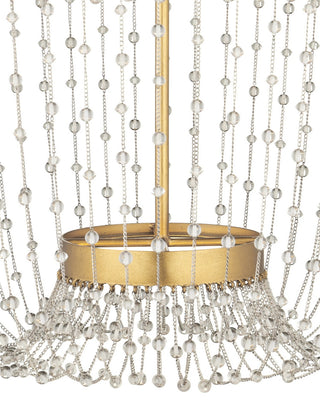 Mademoiselle LED Chandelier in Clear/Contemporary Gold Leaf/Contemporary Gold