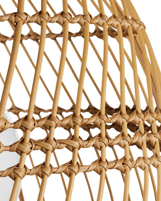 Fishtrap One Light Pendant in Natural/Black/Frosted White