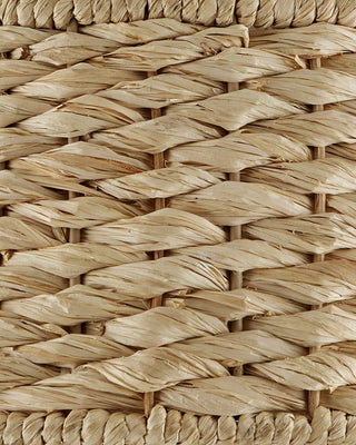 Colchester Raffia LED Flush Mount in Natural/White
