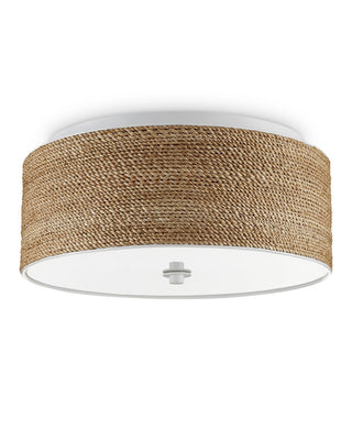 Coulton Rope LED Flush Mount in Natural/White
