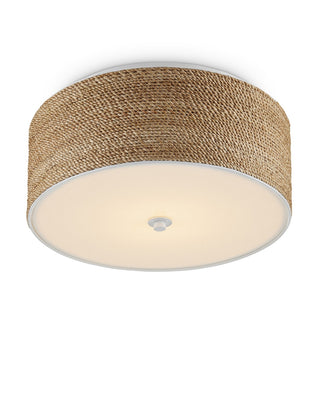 Coulton Rope LED Flush Mount in Natural/White