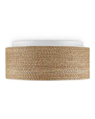 Coulton Rope LED Flush Mount in Natural/White