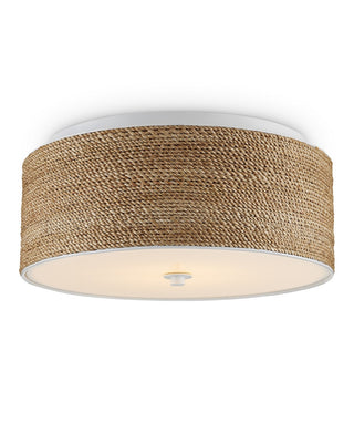 Currey and Company - 9999-0057 - LED Flush Mount - Coulton Rope - Natural/White