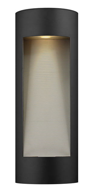 Luna Large Wall Mount Lantern in Satin Black