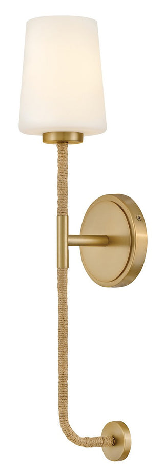 Lark - 83450LCB-NAT - LED Wall Sconce - Kline - Lacquered Brass