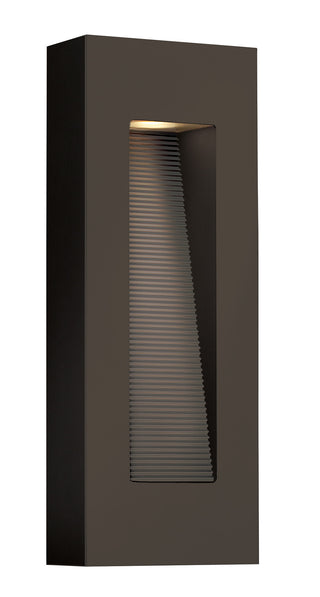 Luna Medium Wall Mount Lantern in Bronze