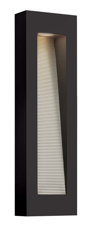 Luna Large Wall Mount Lantern in Satin Black