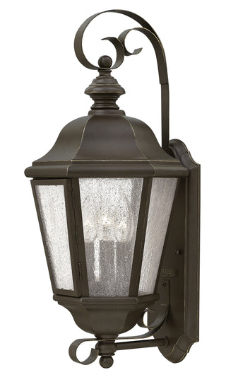 Edgewater Medium Wall Mount Lantern in Oil Rubbed Bronze