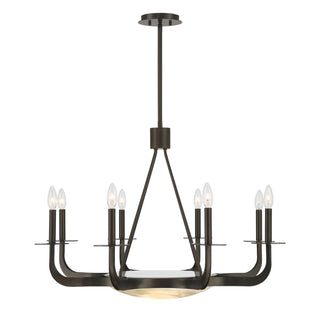 Savoy House - 1-1487-9-15 - Nine Light Chandelier - Salford - Mediterranean Bronze