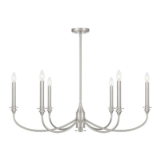 Savoy House - 1-1500-6-SN - Six Light Chandelier - Coventry - Satin Nickel