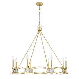 Savoy House - 1-4102-8-328 - Eight Light Chandelier - Minette - Spun Gold