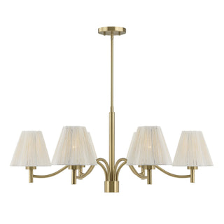 Savoy House - 1-6084-6-127 - Six Light Chandelier - Rosa - Noble Brass