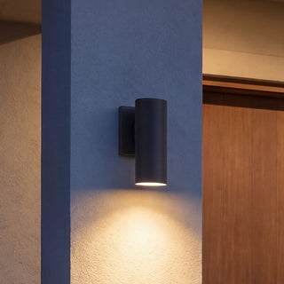Kelley LED Outdoor Wall Lantern in Matte Black