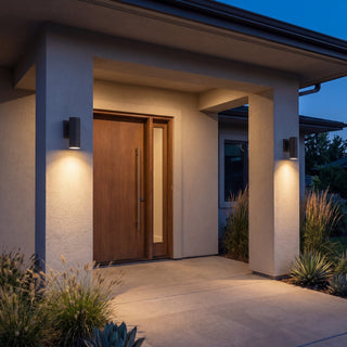 Kelley LED Outdoor Wall Lantern in Matte Black