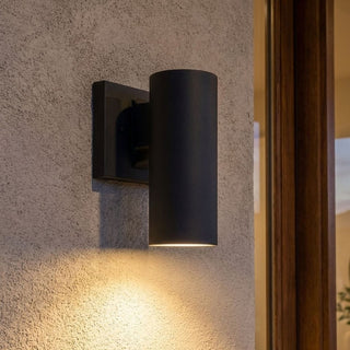 Kelley LED Outdoor Wall Lantern in Matte Black
