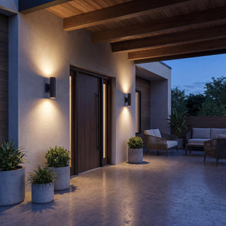 Kelley LED Outdoor Wall Lantern in Matte Black