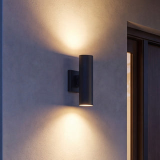 Kelley LED Outdoor Wall Lantern in Matte Black