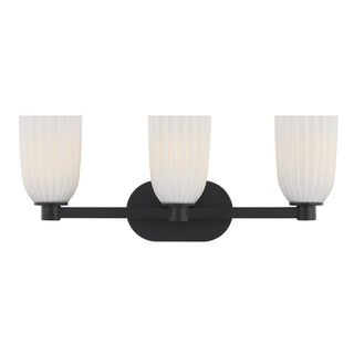 Savoy House - 8-1245-3-BK - Three Light Bathroom Vanity - Baldwin - Matte Black