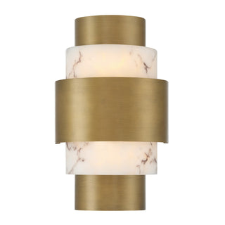 Savoy House - 9-3090-2-339 - Two Light Wall Sconce - Davenport - Antique Patina