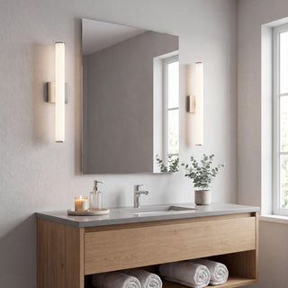 Colt LED Vanity in Satin Nickel