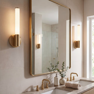 Connor LED Vanity in Brass