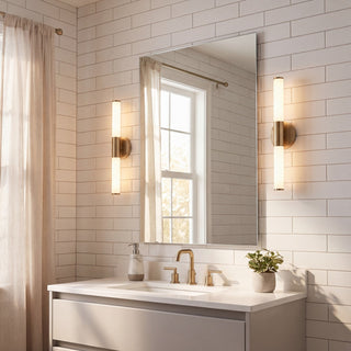 Connor LED Vanity in Brass