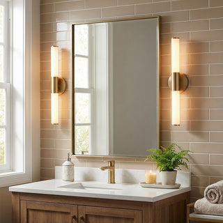 Connor LED Vanity in Brass
