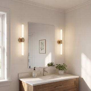 Connor LED Vanity in Brass
