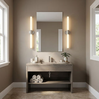 Connor LED Vanity in Satin Nickel