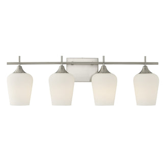 Savoy House - 8-6030-4-SN - Four Light Bathroom Vanity - Octave