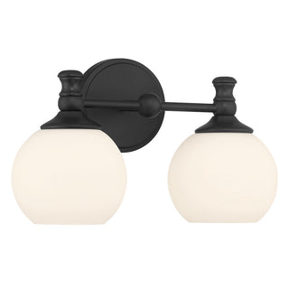 Millennium - 201102-MB - Two Light Vanity - Orlisse - Matte Black