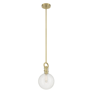 Millennium - 204101-VB - One Light Mini Pendant - Glanora - Vintage Brass