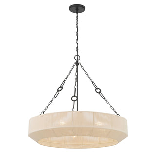 Millennium - 206105-MB - Five Light Pendant - Tresselle - Matte Black