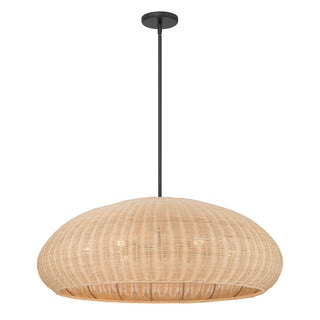 Millennium - 209106-MB - Six Light Pendant - Natora - Matte Black