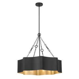 Millennium - 210205-MB/VB - Five Light Pendant - Ottavio - Matte Black