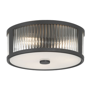 Millennium - 23203-MB - Three Light Flush Mount - Ardezia - Matte Black