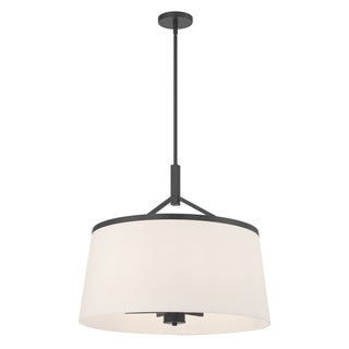Millennium - 240106-MB - Six Light Pendant - Montrine - Matte Black