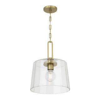 Millennium - 250101-VB - One Light Pendant - Diamara - Vintage Brass