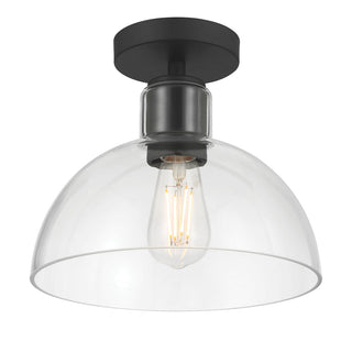 Millennium - 6021-MB - One Light Semi-Flush Mount - Knightsdale - Matte Black