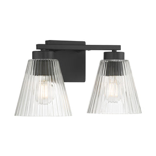 Millennium - 63002-MB - Two Light Vanity - Riville - Matte Black