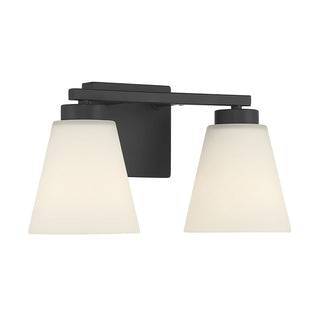 Millennium - 64002WG-MB - Two Light Vanity - Strayhan - Matte Black