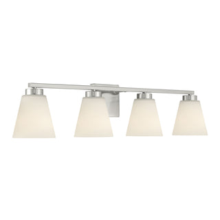 Millennium - 64004WG-BN - Four Light Vanity - Strayhan - Brushed Nickel