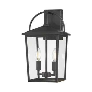 Millennium - 66202-PBK - Two Light Lantern - Strathden - Powder Coated Black