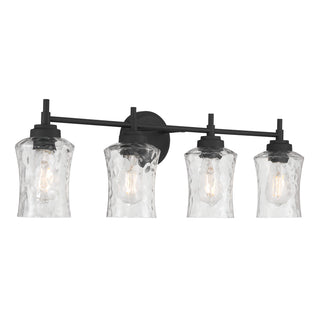 Millennium - 909104-MB - Four Light Vanity - Clarvyn - Matte Black