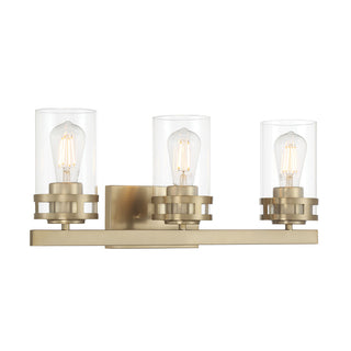 Millennium - 91023-MG - Three Light Vanity - Lunden - Modern Gold
