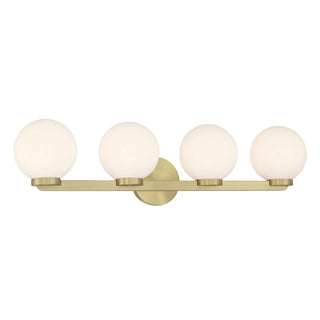 Millennium - 97004-VB - Four Light Vanity - Ardeva - Vintage Brass
